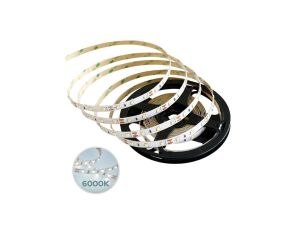 Taśma NASTRO LED SMD 5W/m CW barwa zimna, DC 12V, 60LED/m, CRI90, IP22, 6000K, 5m rolka, EDO777645
