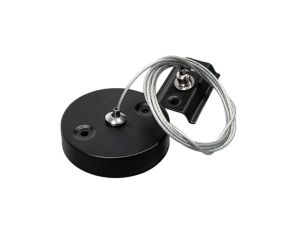 Zawiesie do Szynoprzewodu 1F 1,5 m Czarne Komplet Montażowy