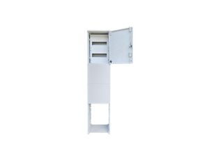 Obudowa termoutwardzalna 26x42 TH z fundamentem 2x8 modułów IP 44 rozdzielnia elektryczna złącze kablowe ZK 26x40 TH Fund