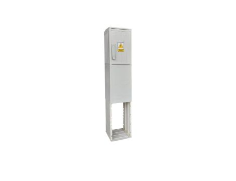 Obudowa termoutwardzalna 26x42 z fundamentem pusta IP44 lakier rozdzielnia elektryczna złącze kablowe 260x420x250 ZK24 Fundament