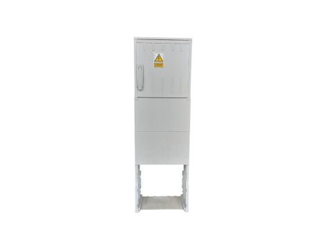 Obudowa termoutwardzalna 40x42 z fundamentem pusta IP44 lakier rozdzielnia elektryczna złącze kablowe 400x420x250 ZK44 Fundament
