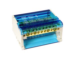 Modułowy blok rozdzielczy czteropolowy 4x ( 7x6mm2 2x25mm2 2x35mm2 ) TS35 ShNK4x11 85137002