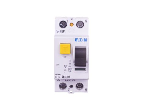 Wyłącznik różnicowoprądowy 2P 40A 0,3A typ AC CFI6 40/2/03 235762
