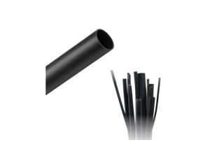 Rurka Koszulka Termokurczliwa Cienkościenna Z Klejem Czarna 4 - 1 mm 1,22M