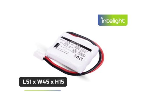 Pakiet akumulatorów NiCd 3xAA 3,6V 800mAh do oprawy Starlet Quad SO 150 SA/A 1H - L51 x W45 x H15 / 94306