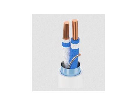Kabel LonWorks 1x2x22AWG drut FRNC biały BL-7703NH.00305 /305m/