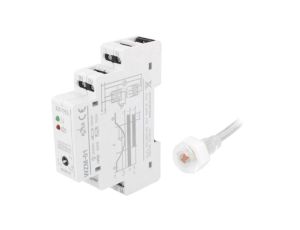 Wyłącznik zmierzchowy, na szynę DIN, 230VAC, SPDT, IP20, WZM WZM-01/S1