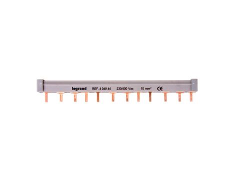 Szyna łączeniowa 4P 63A 10mm2 sztyftowa (12 mod.) BIS4-10-12 404944