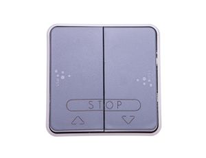 PLEXO55 Przycisk żaluzjowy szary 069539