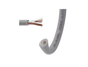 Kabel sterowniczy TRONIC LIYY 2x1mm2 szary 500V olejoodporny linka Helukabel /500m/