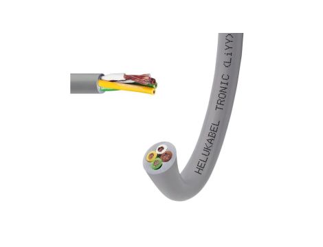 Kabel sterowniczy TRONIC LIYY 4x0,25mm2 szary 500V olejoodporny linka Helukabel /100m/