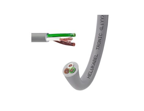 Kabel sterowniczy TRONIC LIYY 3x0,25mm2 szary 500V olejoodporny linka Helukabel /100m/