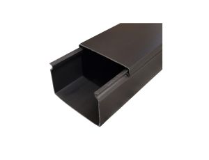 Listwa elektroinstalacyjna kanał kablowy BKK 60x40mm korytko z pokrywą NEKU czarny 2mb