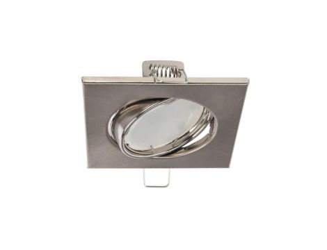 Punktowa oprawa sufitowa wpuszczana regulowana VIERA Nickel IP20 kwadratowa nikiel EDO777306
