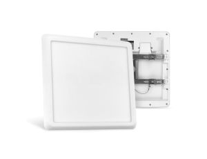 Plafon LED 2w1 Pherkad Square 18/25W 3000K-6000K IP44 Natynkowy Podtynkowy