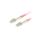 Patchcord światłowodowy MM LC/UPC-LC/UPC duplex 3mm OM4 magenta 10m LANBERG