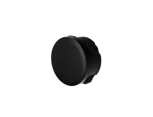 Puszka hermetyczna 80x45mm natynkowa z dławikami,bezhalogenowa, odporna na UV, zamknięcie na klik IP55 czarny