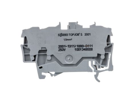 Złączka szynowa diodowa 3-przewodowa 1,5mm2 szara 2001-1311/1000-411 /100szt./