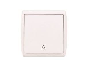 KOS1 Przycisk /dzwonek/ biały 110404