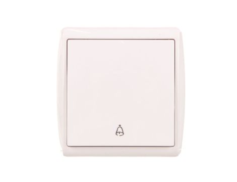 KOS1 Przycisk /dzwonek/ biały 110404