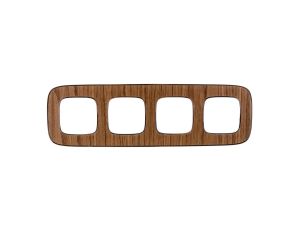 VALENA ALLURE Ramka poczwórna orzechowy 754464
