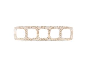 VALENA ALLURE Ramka pięciokrotna arabeska złoto 754355