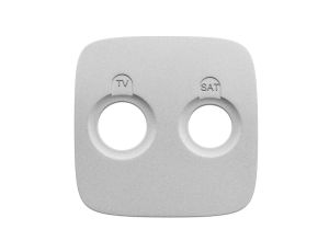VALENA ALLURE Plakietka gniazda antenoweego tv-sat końcowego aluminium 754827