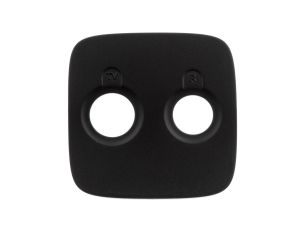 VALENA ALLURE Plakietka gniazda antenoweego tv-rd przelotowego lub gniazda antenoweego tv-rd zakończeniowego czarny 754788