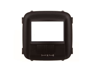 VALENA ALLURE Plakietka łącznika automatycznego bez zacisku n z przełącznikiem on/off czarny 752181