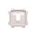 VALENA ALLURE Plakietka gniazdo tae/tdo aluminium 755497