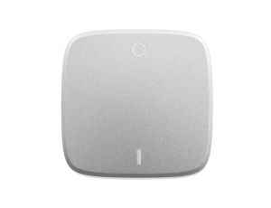 VALENA ALLURE Klawisz łącznika dwupolowego aluminium 755127