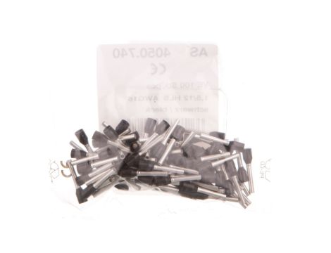 Tulejki izolowane na rolce 1,5mm2 czarne 4050.740 /1000szt./