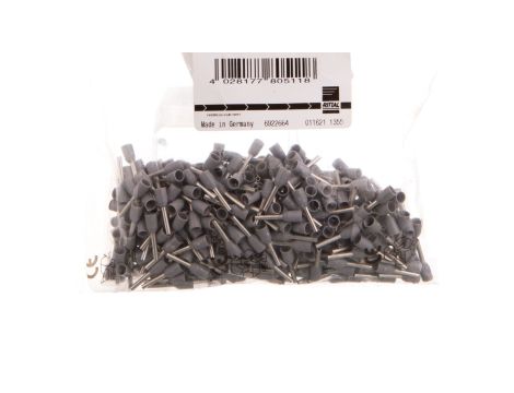 Tulejki izolowane na rolce 0,75mm2 szare 500szt. 4050.743