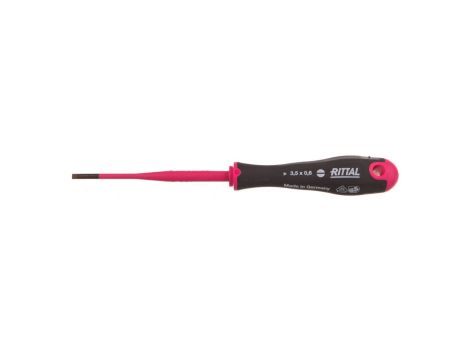 Wkrętak płaski izolowany 3,5x0,6mm, dł ostrza 100mm 4052.102