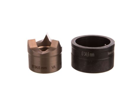 Wykrojnik do blachy stalowej nierdzewnej okrągły fi dziurkownika 34,6mm 4055.134
