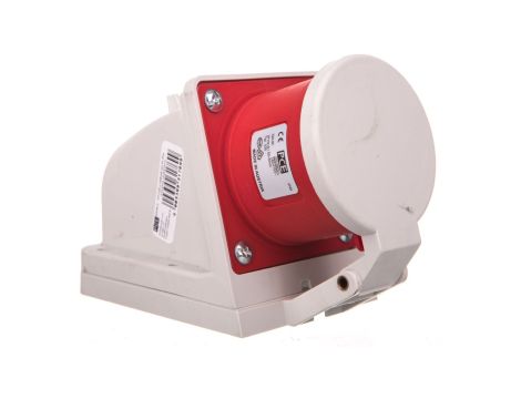 Wtyczka odbiornikowa 32A 5P 400V czerwona IP44 525-6kdv