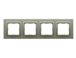 VENA2 Ramka poczwórna satyna 525084