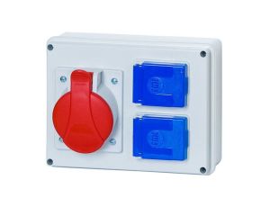 Rozdzielnica budowlana BERGAMO 1x5P 16A 2x2P+Z ITALINE ITA00113 ELIT50523