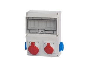 Rozdzielnica budowlana NEAPOL 1x5P 16A 1x5P32A 2x2P+Z 11 modułów ITALINE ITA00125 ELIT50535