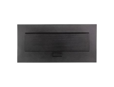 Przedłużacz biurkowy 223x108mm 3x gniazdo SCHUKO bez kabla czarny AE-PB03GS-20