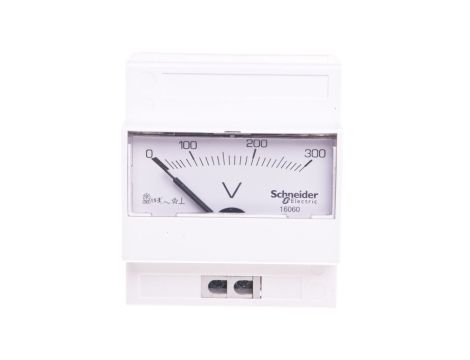 Woltomierz 1-fazowy analogowy modułowy 0-300V VLT 16060