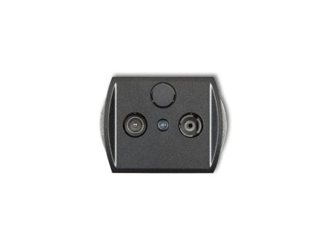 TREND Gniazdo antenowe RTV przelotowe 12dB grafitowy 11G12P