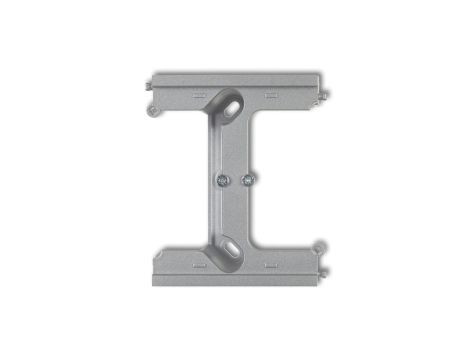 DECO Moduł rozszerzający puszkę natynkową pojedynczą, składaną do ramek wielokrotnych DECO srebrny metalik 7DPU-2