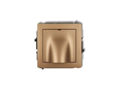 DECO Mechanizm wypustu kablowego złoty metalik 8DWPK