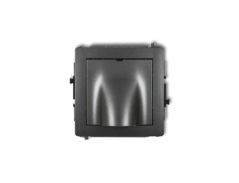 DECO Mechanizm wypustu kablowego grafitowy 11DWPK