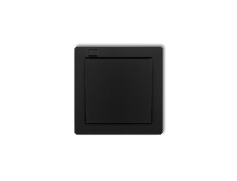 DECO Nadajnik 1-klawiszowy 2-kanałowy z czujnikiem temperatury do systemu Exta Life czarny mat 12DEL-1