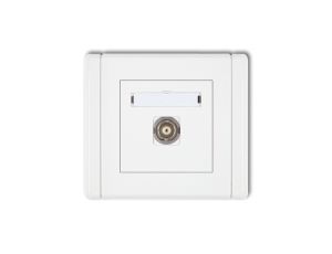 FLEXI Gniazdo pojedyncze BNC biały FGBNC-1
