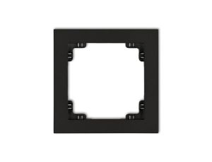 DECO Ramka pojedyncza czarny mat 12DR-1