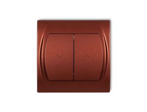 LOGO Łącznik żaluzjowy brĄzowy metalik 9LWP-8