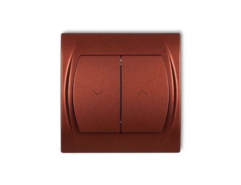 LOGO Łącznik żaluzjowy brĄzowy metalik 9LWP-8